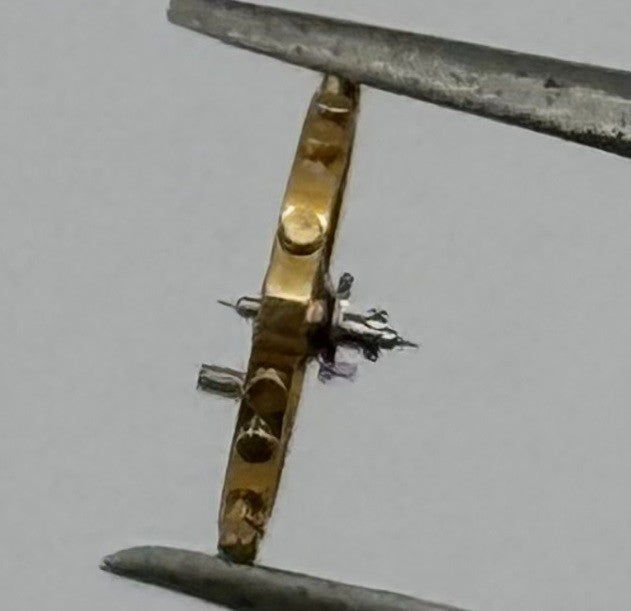 Revue 205 Balance Wheel Complete And Spring 5½’’’ 1349 Watch Movement Parts NOS