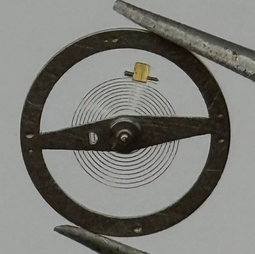 EB 8000 PL Balance Wheel Complete And Spring 1226 Watch Movement Parts NOS