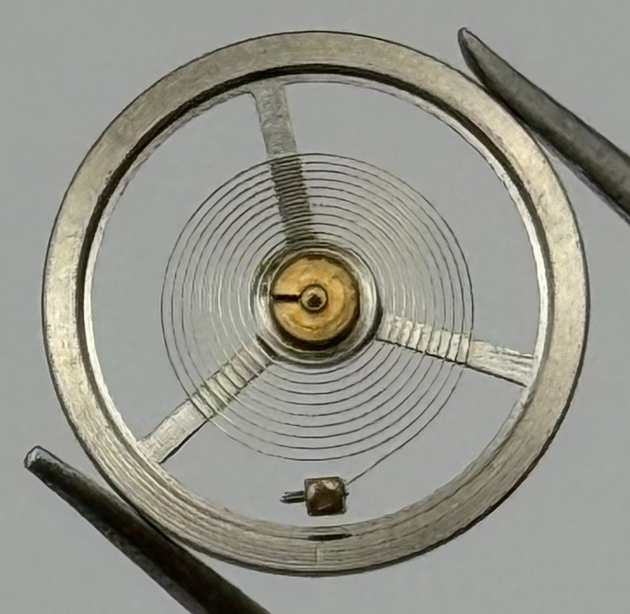Brac 190 Balance Wheel Complete And Spring Renata 862 Watch Movement Parts NOS