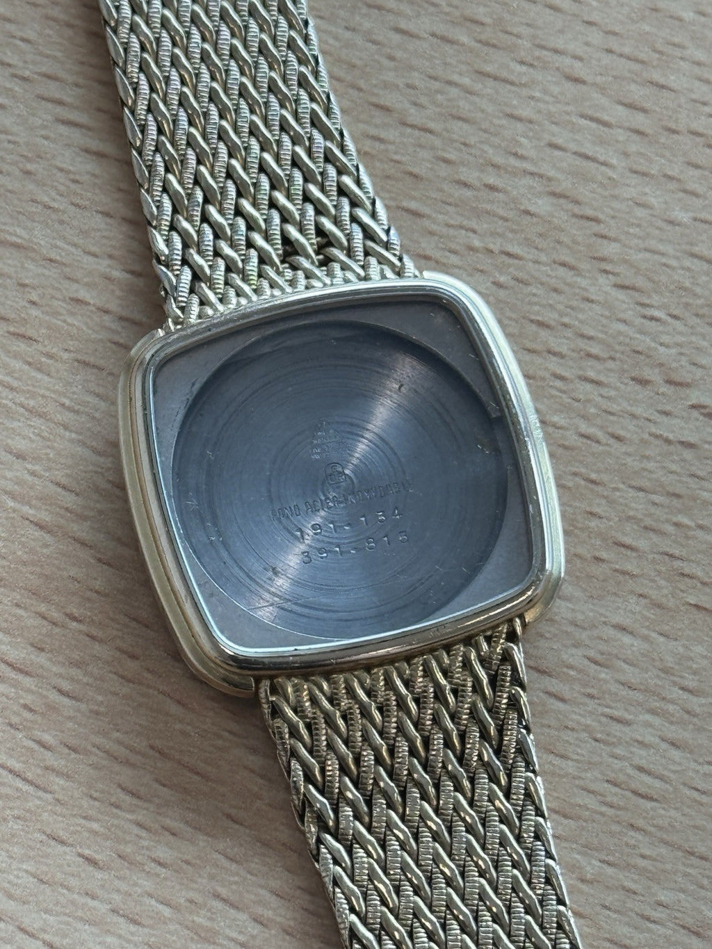 Omega 191.134 Watch Bracelet & Case Omega De Ville 1365 Gold Plated ED 1354/342