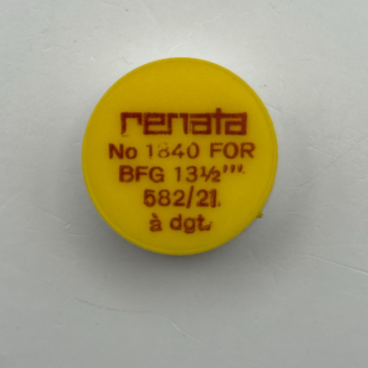 BFG 582/21 Balance Wheel Complete And Spring 13½’’’ 1840 Watch Movement Parts