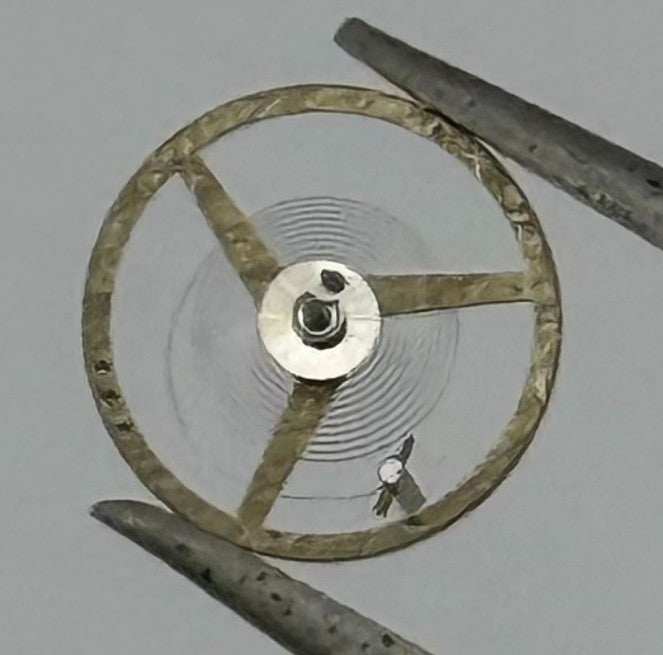 AS 1977-2 Balance Wheel Complete And Spring Renata 1831 Watch Movement Parts NOS