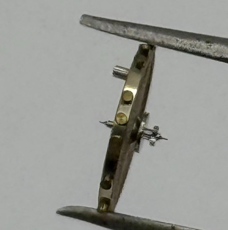 Kasper 600 Balance Wheel Complete And Spring 5¼’’’ 507 Watch Movement Parts NOS