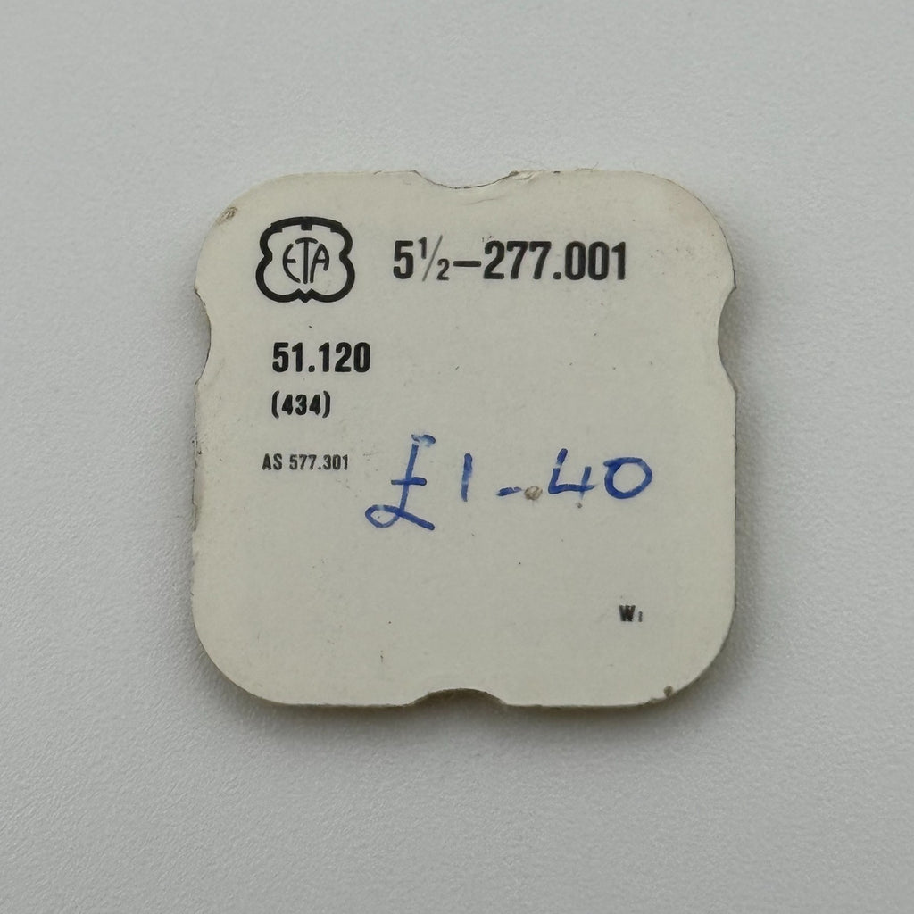 ETA 277.001 Click Spring - 5 1/2 - 434 - New Old Stock - Watch Parts