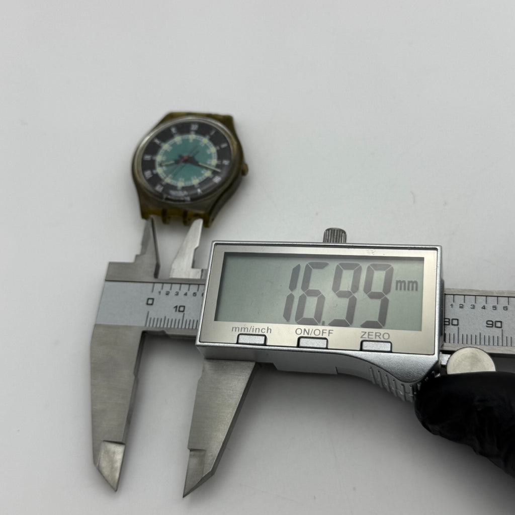 33mm Vintage 1992 Swatch Screw Driver 24 Hour Quartz Watch UNTESTED PARTS REPAIR