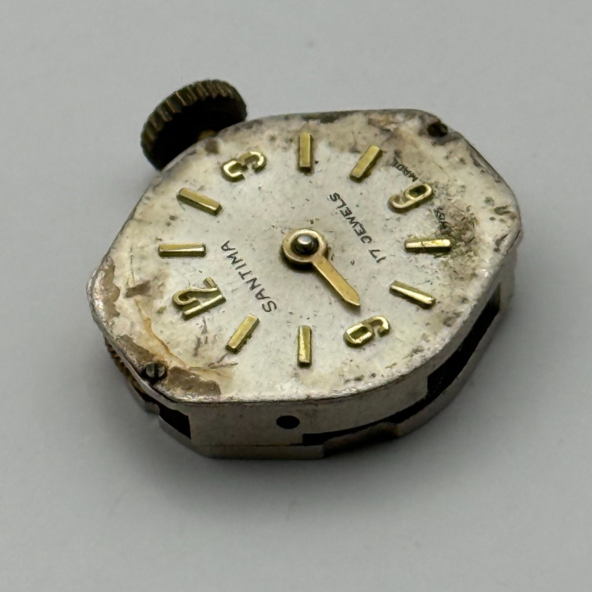 Ronda 511P Watch Movement Running Santima 17J Swiss Manual Wind Parts 15.2mm