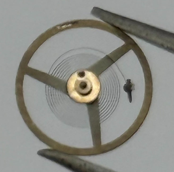 FHF 35-21 Balance Wheel Complete And Spring Renata 1722 Watch Movement Parts NOS