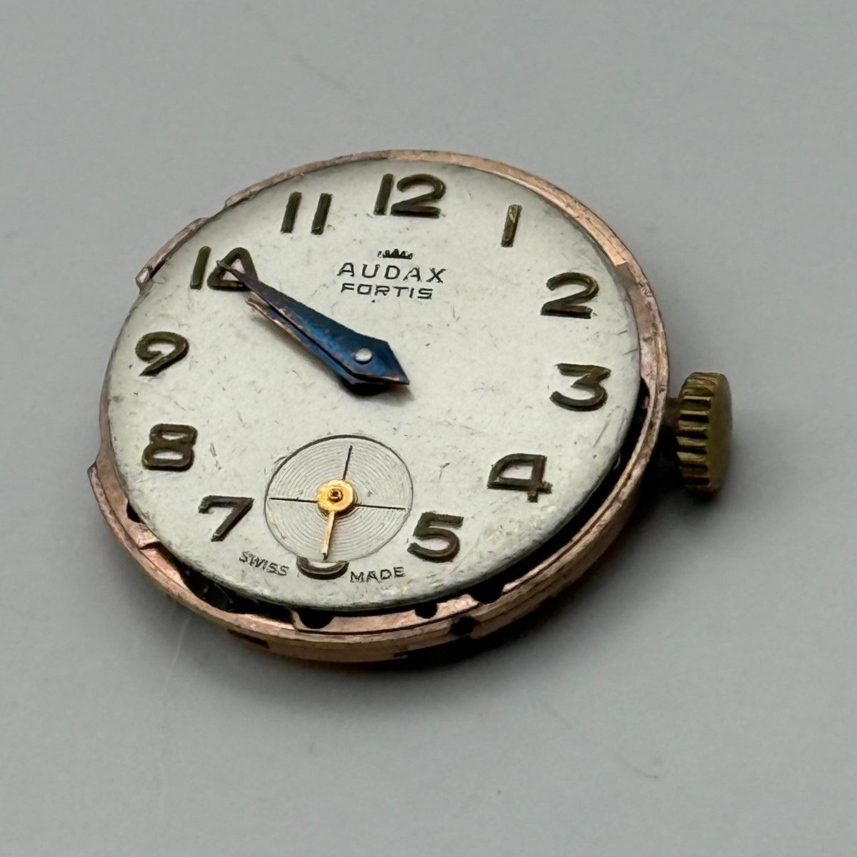 ETA 980 Watch Movement Running Audax Fortis Swiss 15J Manual Wind Parts 19.7mm