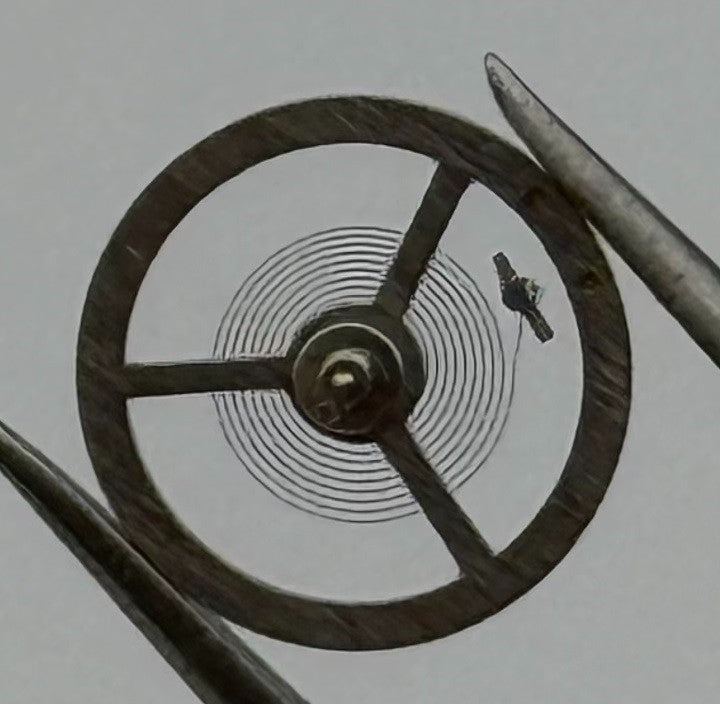 EB 1297 Balance Wheel Complete And Spring 5¼’’’ 201 Watch Movement Parts NOS
