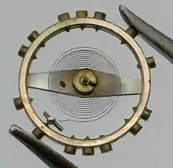 AS 976 1012 Balance Wheel Complete And Spring 532 M Watch Movement Parts NOS