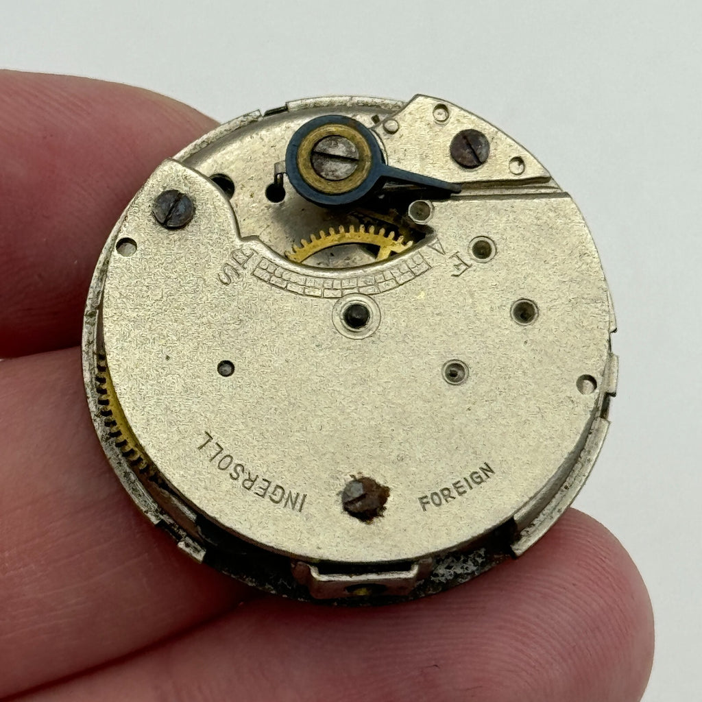 Ingersoll Watch Movement - Sub Seconds Foreign Men's - For Parts / Repair - 31mm