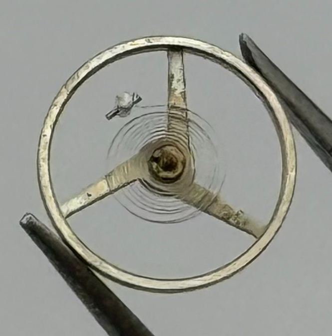 ETA 2412 Balance Wheel Complete And Spring Renata 1149 Watch Movement Parts NOS