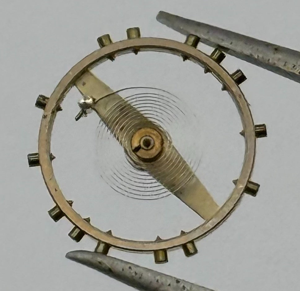 AS 1200 Balance Wheel Complete And Spring 10½’’’ 43 Watch Movement Parts NOS