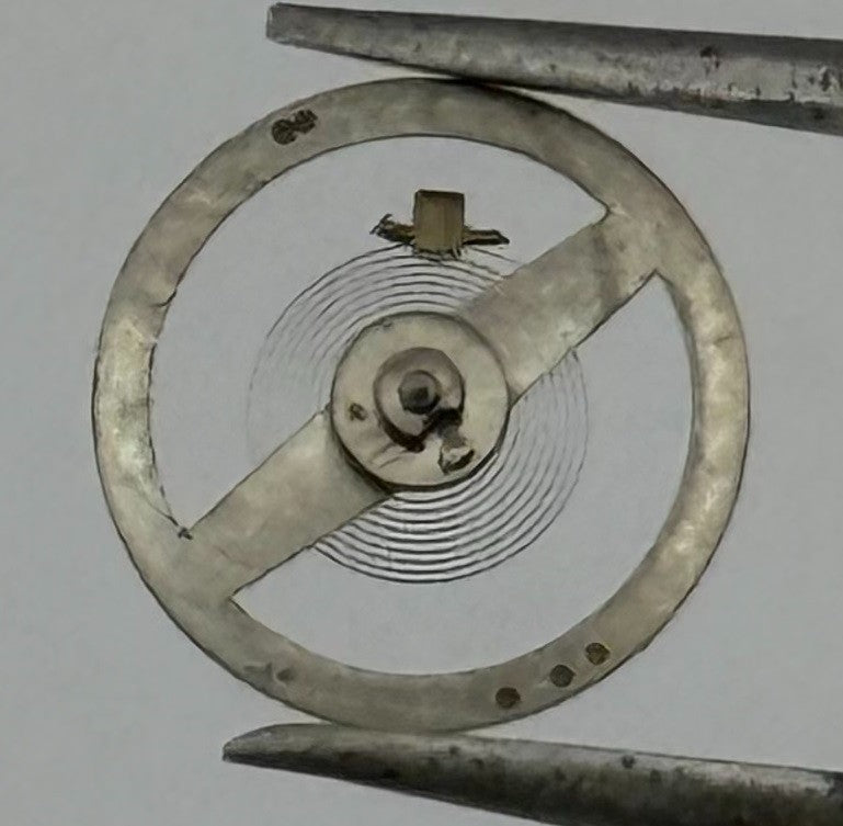 BFG 910 PL Balance Wheel Complete And Spring Renata 825 Watch Movement Parts NOS