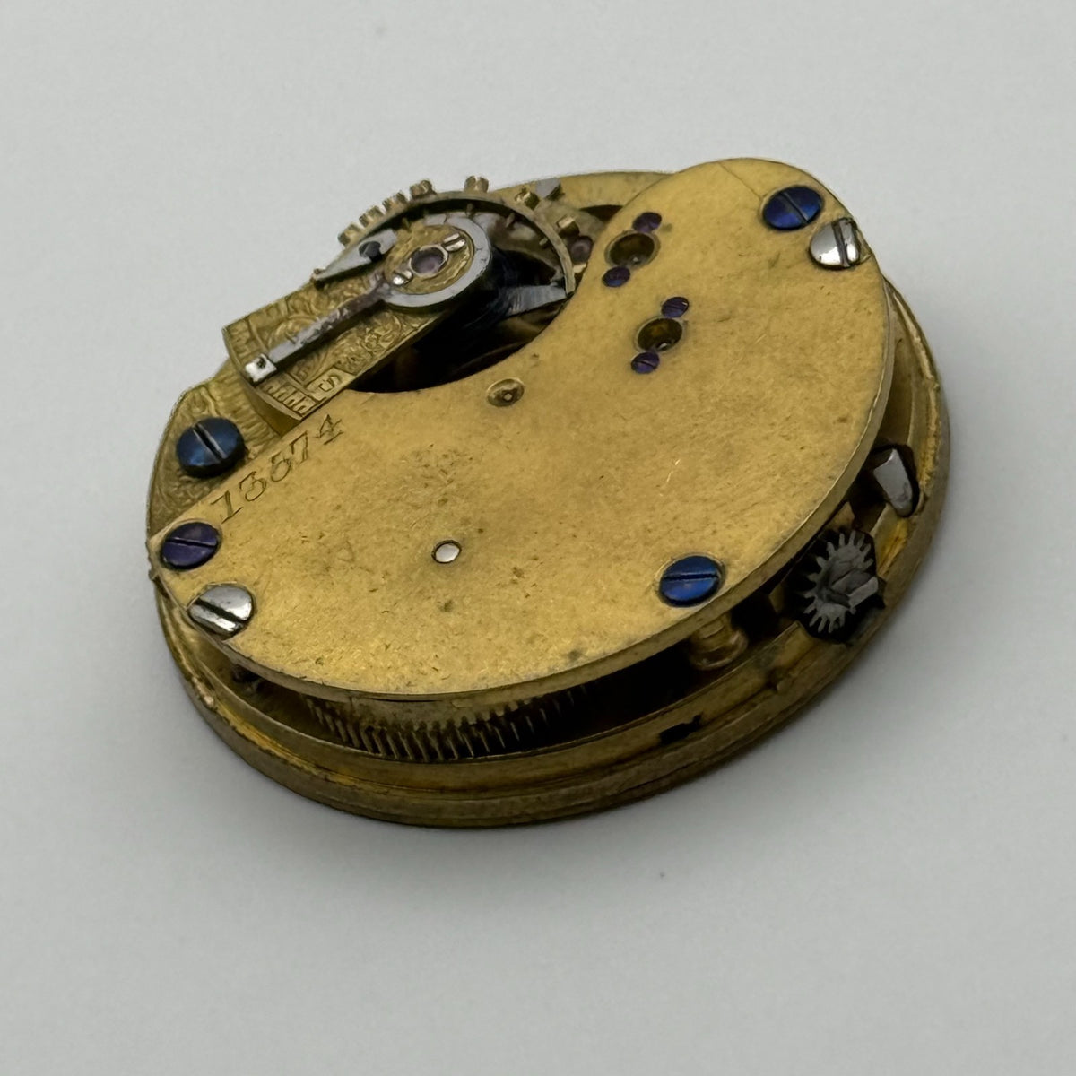 Pocket Watch Movement - Unidentified - Parts / Repair 30.4mm