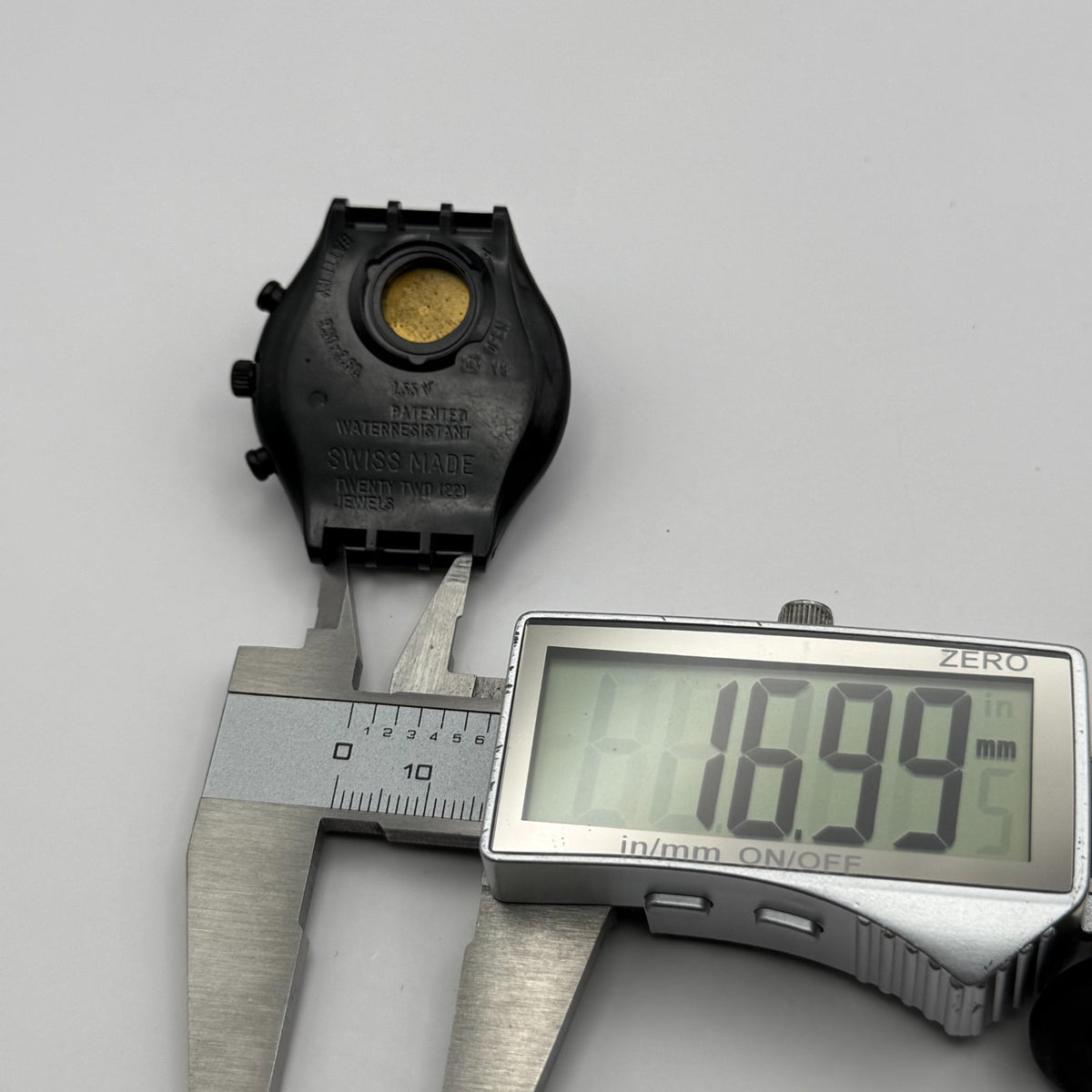 Vintage Swatch Chrono Watch SCB110 Moon Shadow 1992 ETA Quartz Swiss 39mm Parts 