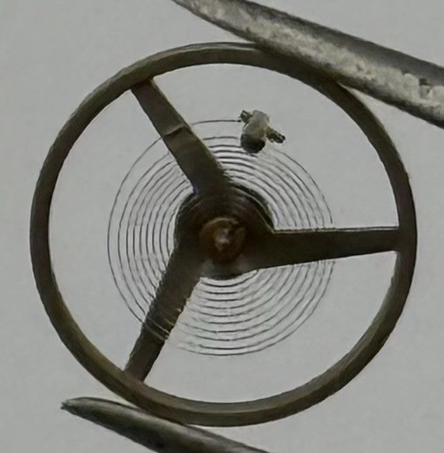 FEF 6660 Balance Wheel Complete And Spring Renata 1711 Watch Movement Parts NOS