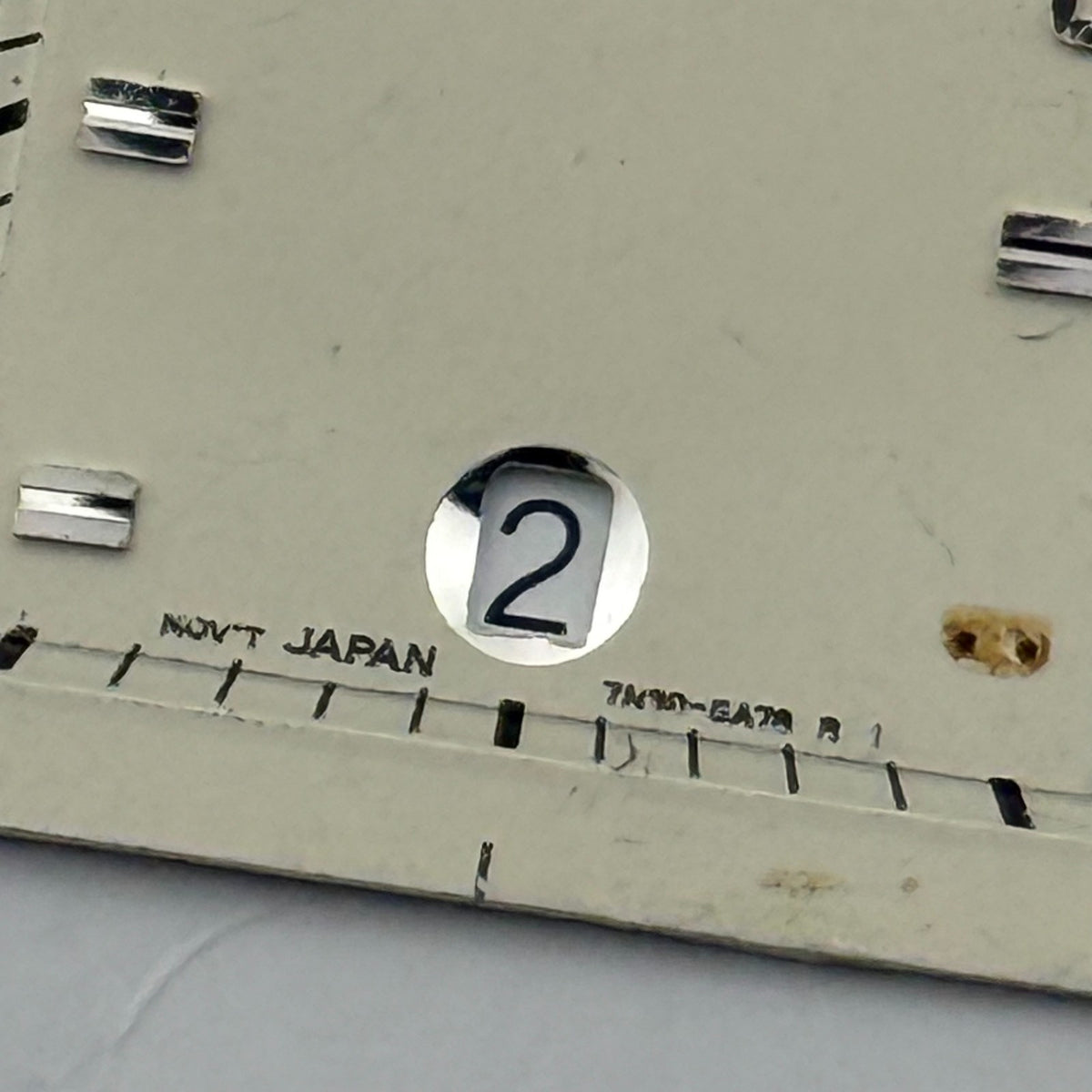Seiko Watch 7N42-6A78 Dial Rectangular Japan Vintage Spare Parts Repair 20.9mm