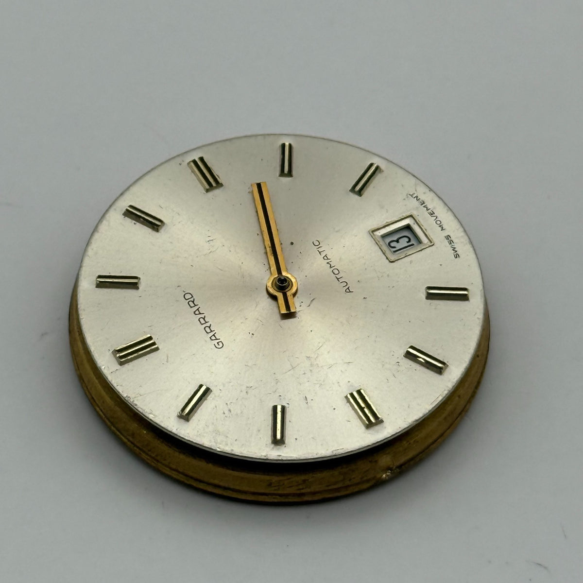 MSR S76-28 Watch Movement - Garrard Date Automatic - For Parts / Repair - 30.6mm