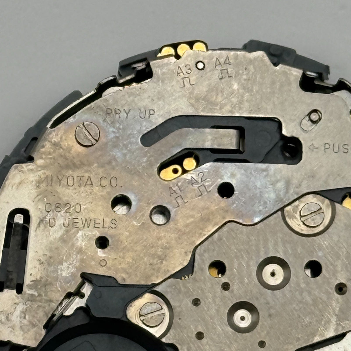 Miyota OS20 Watch Movement Quartz Japan No Jewel Untested Parts Repair 30.8mm