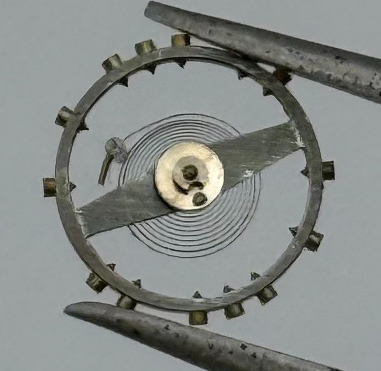 MST 349 Balance Wheel Complete And Spring 5¼’’’ Renata 256 Watch Movement Parts