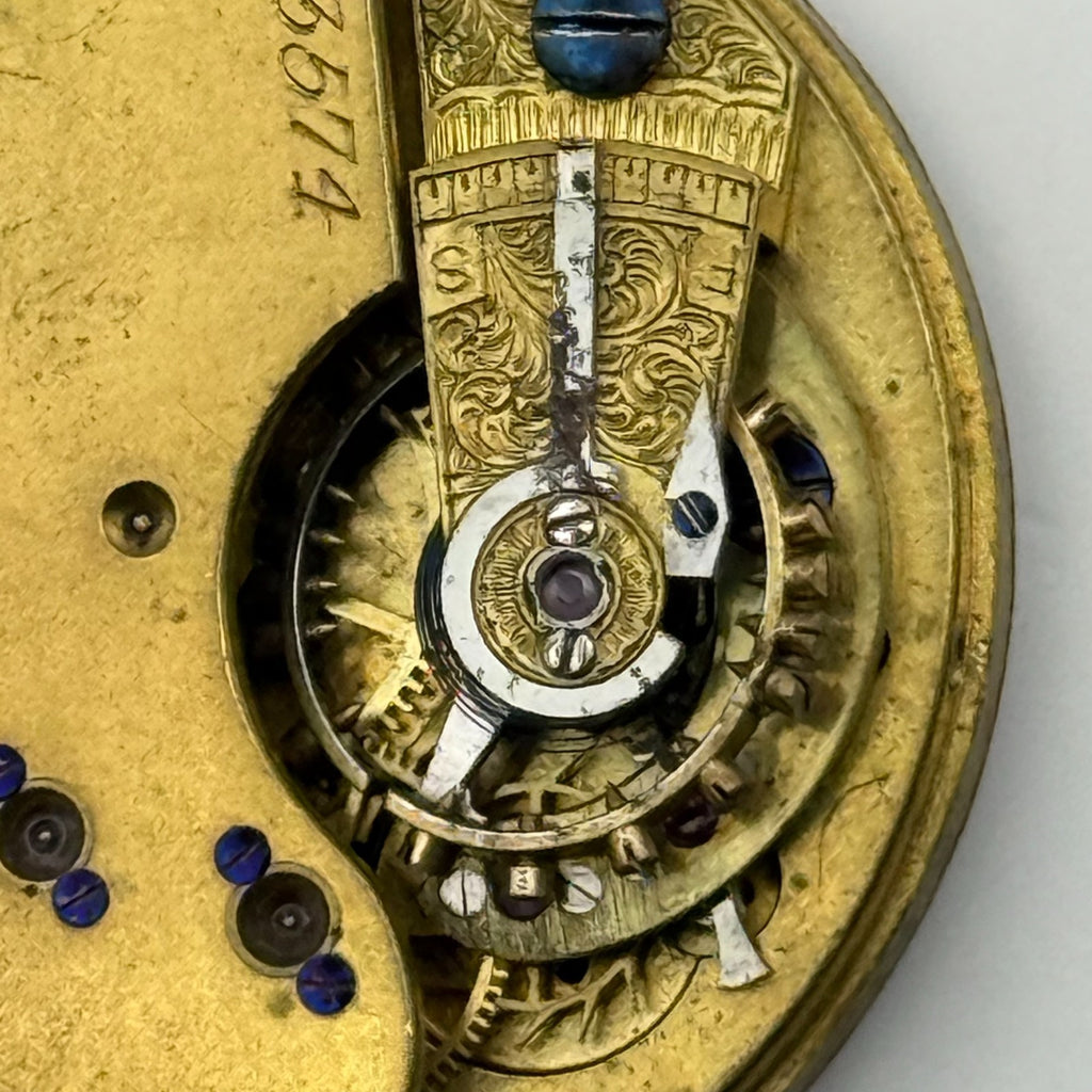 Pocket Watch Movement - Unidentified - Parts / Repair 30.4mm