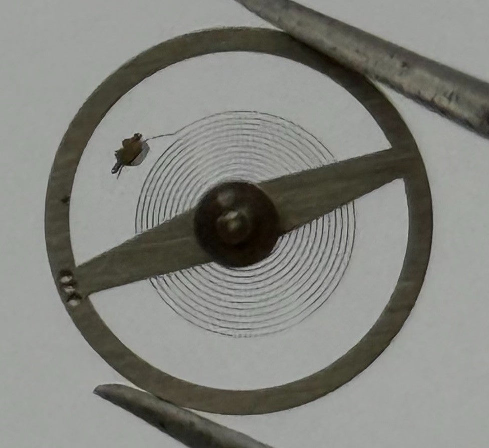 Oris 470 471 Balance Wheel Complete And Spring 334 Watch Movement Parts NOS