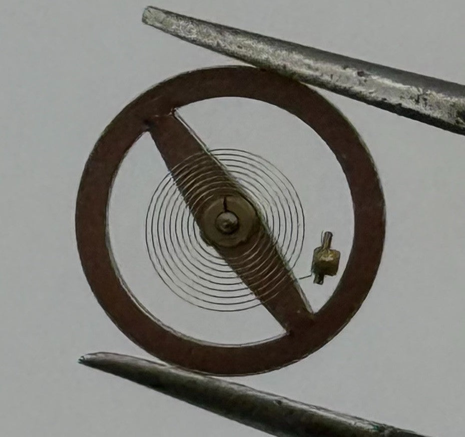 Roseba 8 Balance Wheel Complete And Spring 10½’’’ 2896 Watch Movement Parts NOS