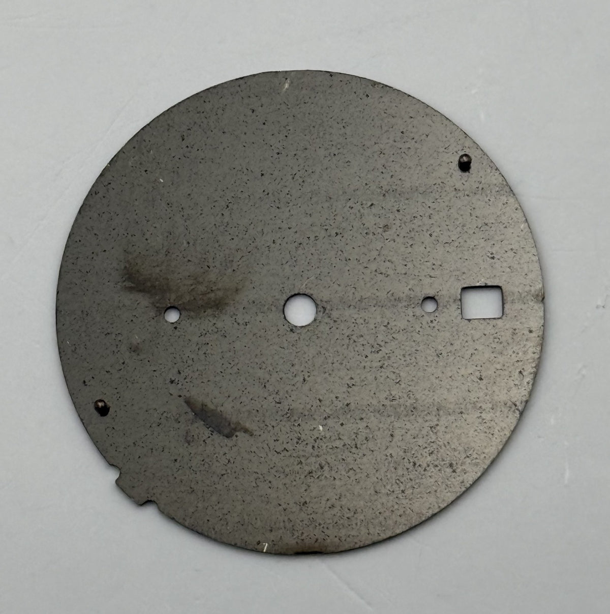 Seiko 7T94-0DR8 Watch Dial Chronograph 100M Black Spare Parts Repair 27.5mm