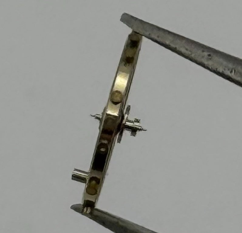 FHF 25 Inca Balance Wheel Complete And Spring Renata 566 Watch Movement Parts