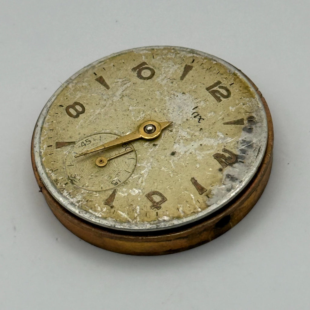Audaux 180 Watch Movement - Running - For Parts / Repair - 25.6mm