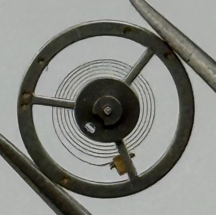 BFG 800 Balance Wheel Complete And Spring Bergeon 117 Watch Movement Parts NOS