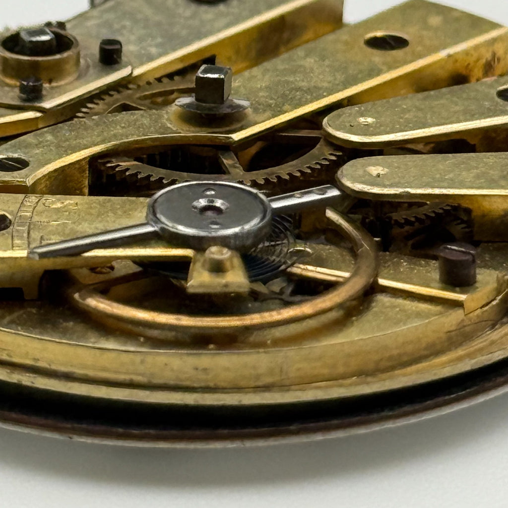 Cylinder Pocket Watch Movement - Unidentified - Antique Parts / Repair - 37.3mm