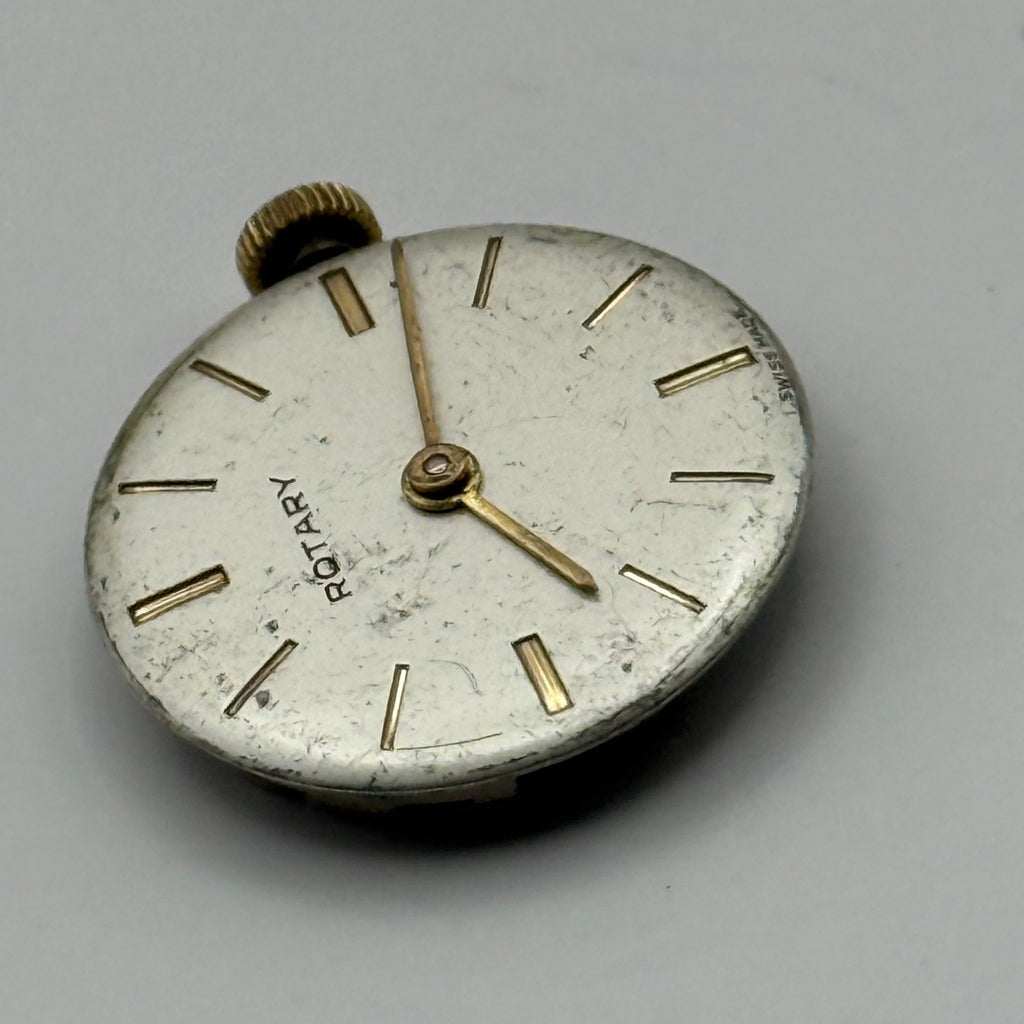 FHF 34 Watch Movement - Rotary 405 Ladies - For Parts / Repair - 17.4mm