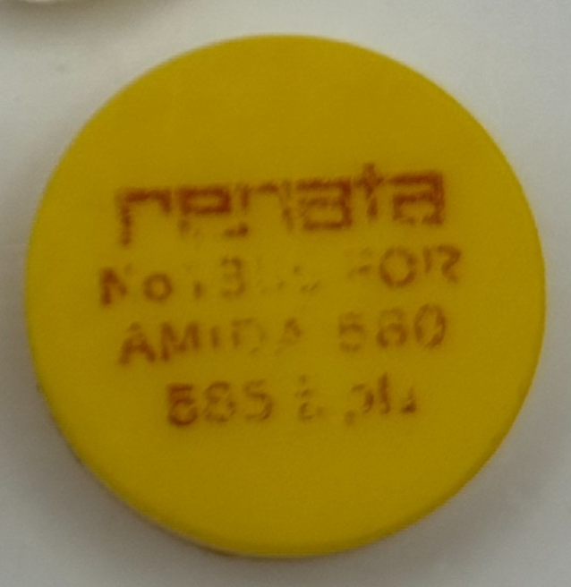Amida 580 585 Balance Wheel Complete And Spring a pl. Watch Parts NOS