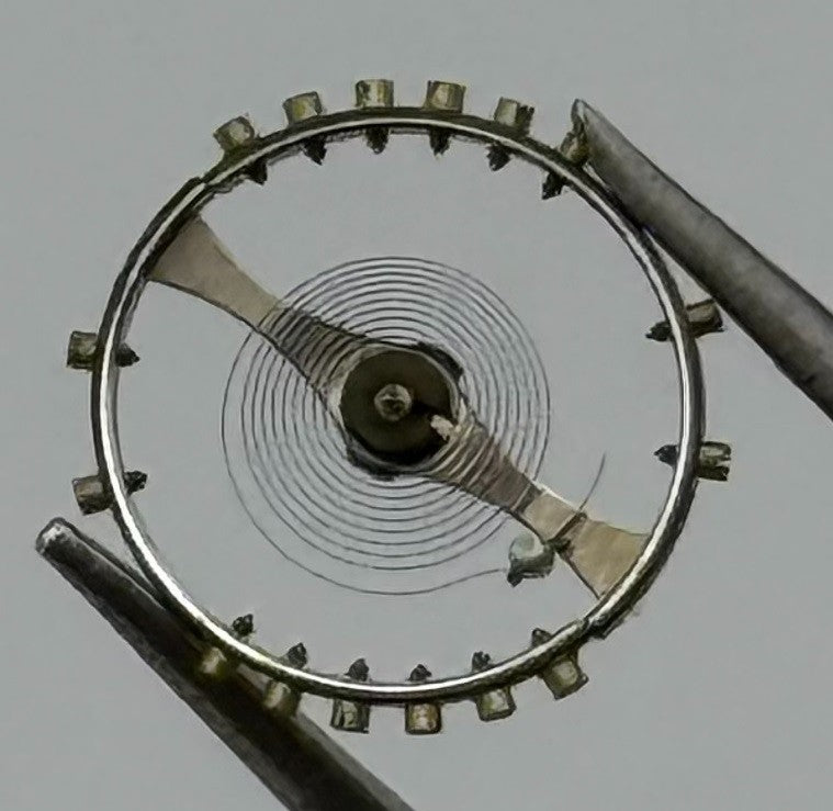 Cyma 814 Balance Wheel Complete And Spring 8¾’’’  98 Watch Movement Parts NOS