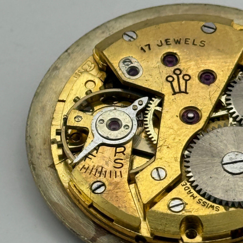 Felsa 391 Watch Movement - Horus 17 Jewels - For Parts / Repair - 26.8mm