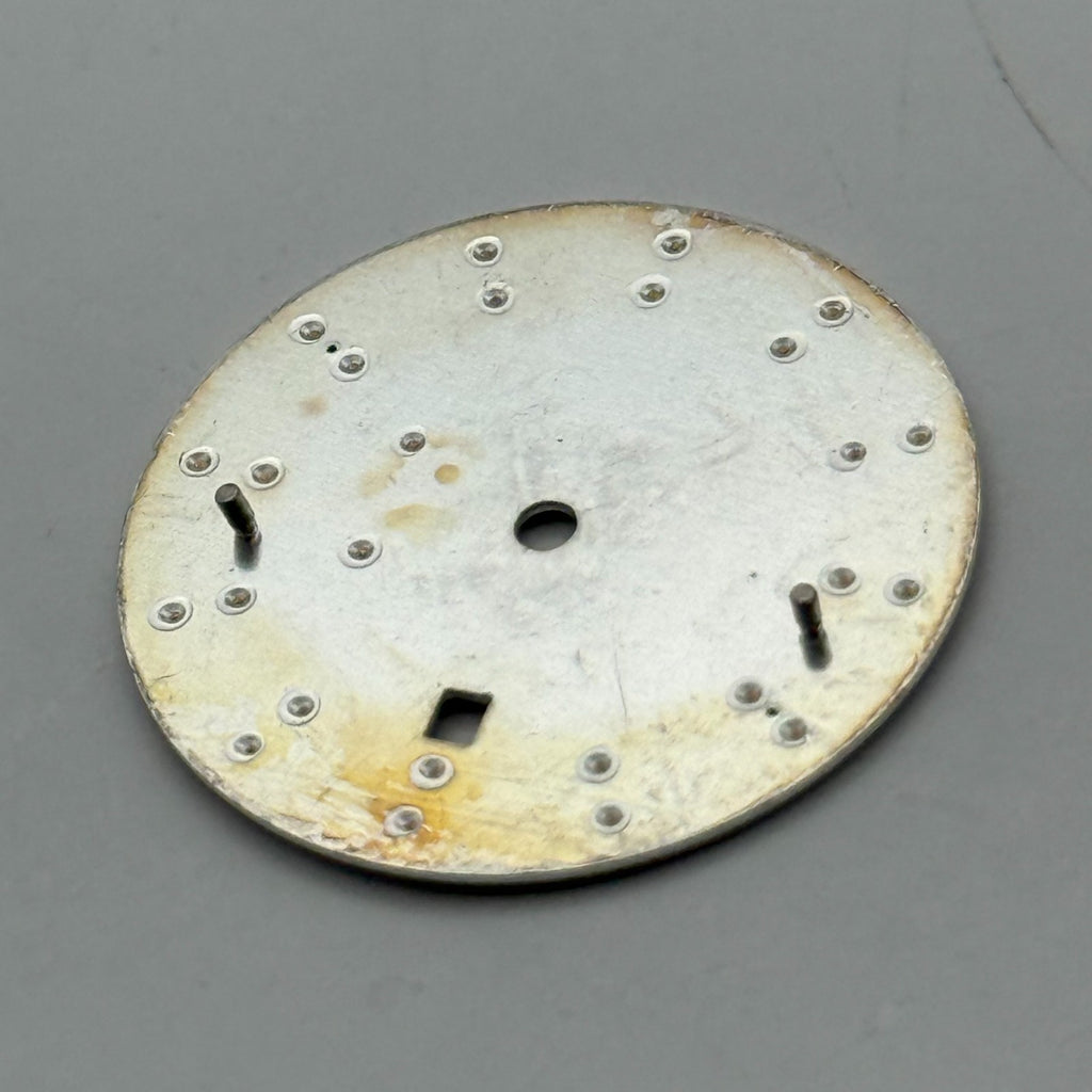 Seiko 7N82-0VP8 Watch Dial Sapphire 100M Silver Japan Spare Parts Repair 23.4mm