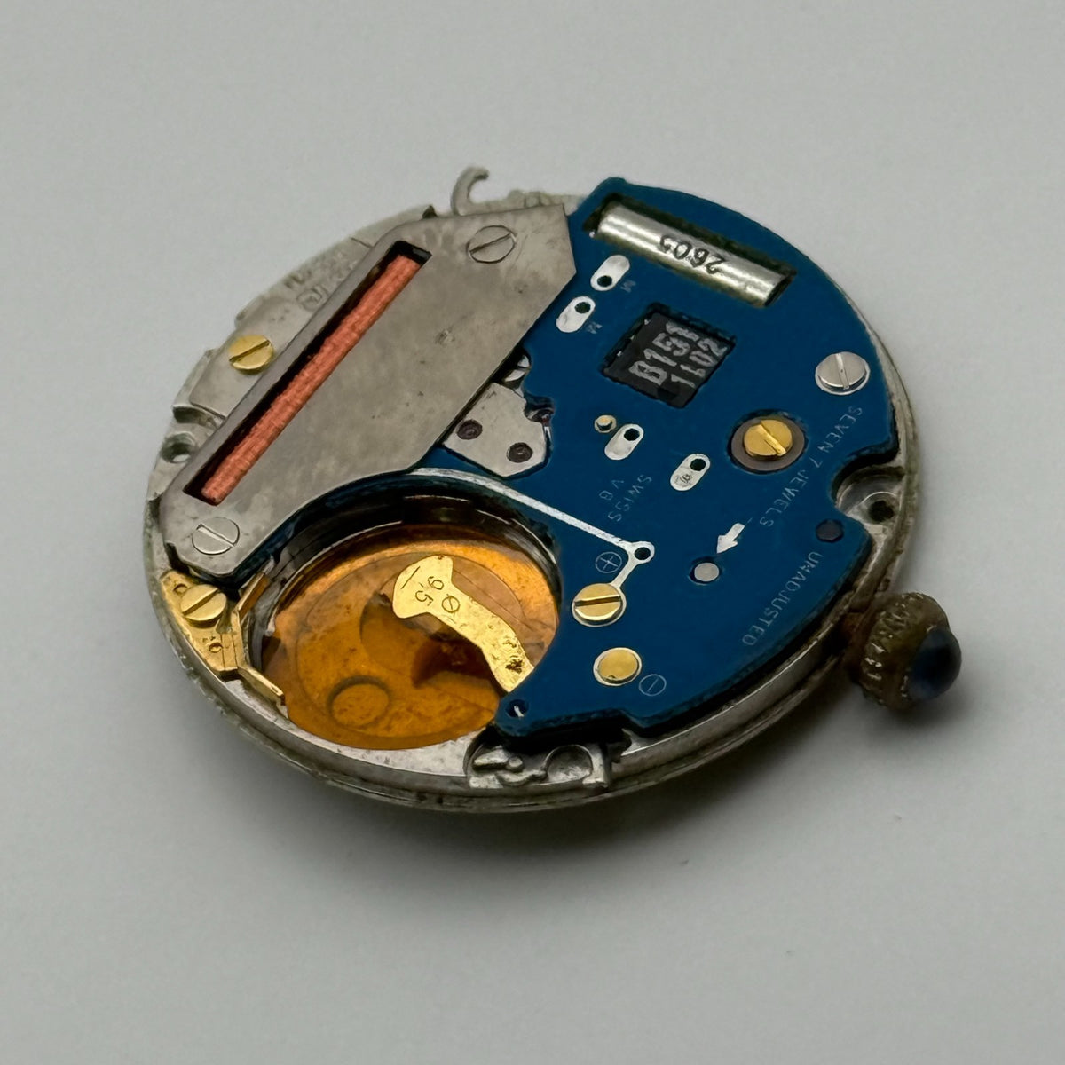ETA 955.411 Watch Movement Quartz Swiss 7 Jewels Parts Repair Spares 23.7mm