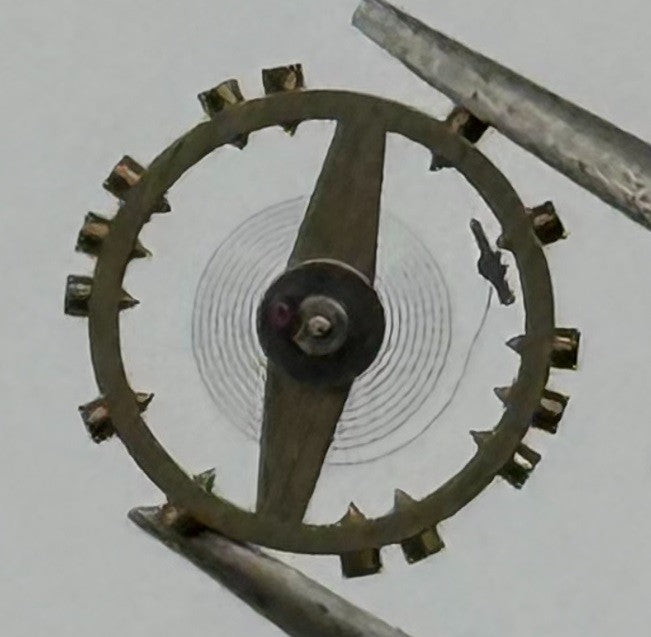 FEF 430 6600 Balance Wheel Complete And Spring 943 M Watch Movement Parts NOS