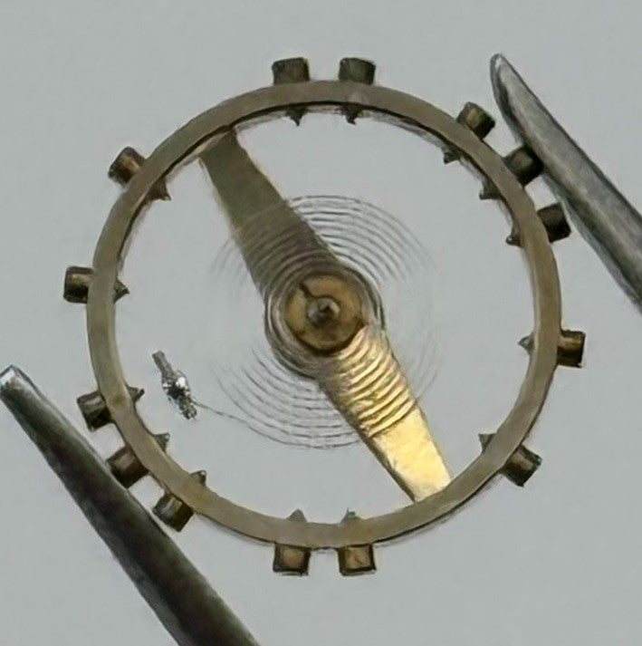 AS 1051 Balance Wheel Complete And Spring Renata 554 M Watch Movement Parts NOS