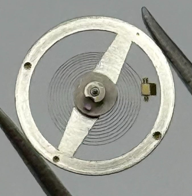 BFG 910 PL Balance Wheel Complete And Spring Renata 825 Watch Movement Parts NOS