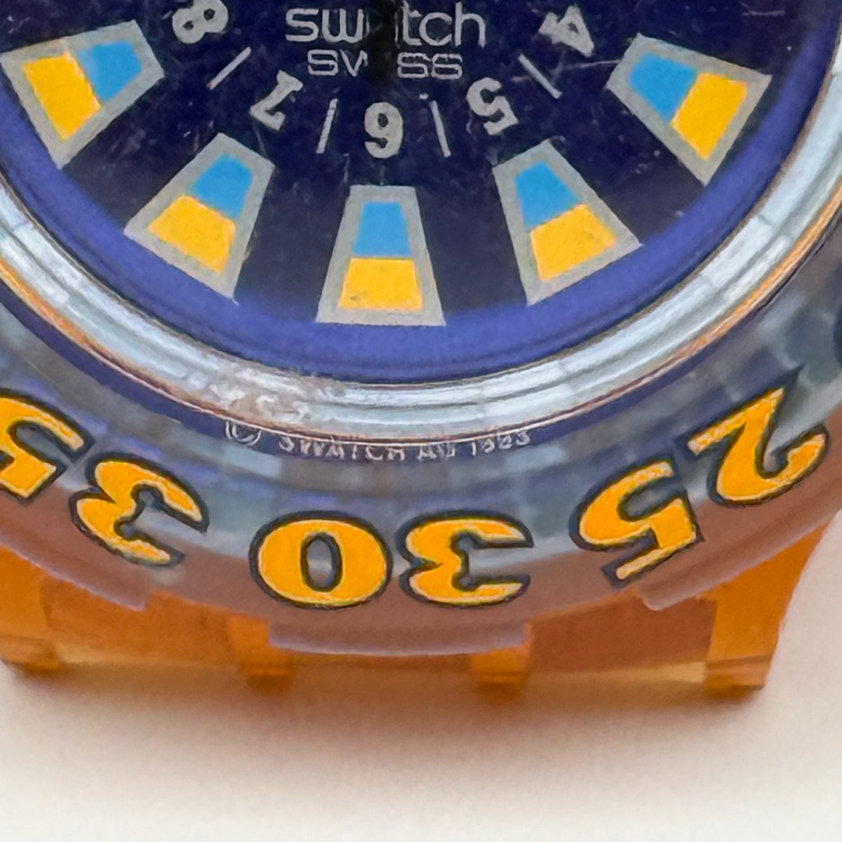 Vintage Swatch Scuba 200 Watch SDO100 Seaclip 1994 ETA Quartz Swiss 40mm Parts 