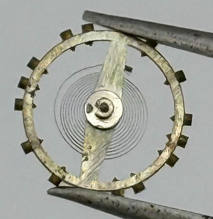 AS 970 Balance Wheel Complete And Spring 8¾’’’ Renata 27 M Watch Movement Parts