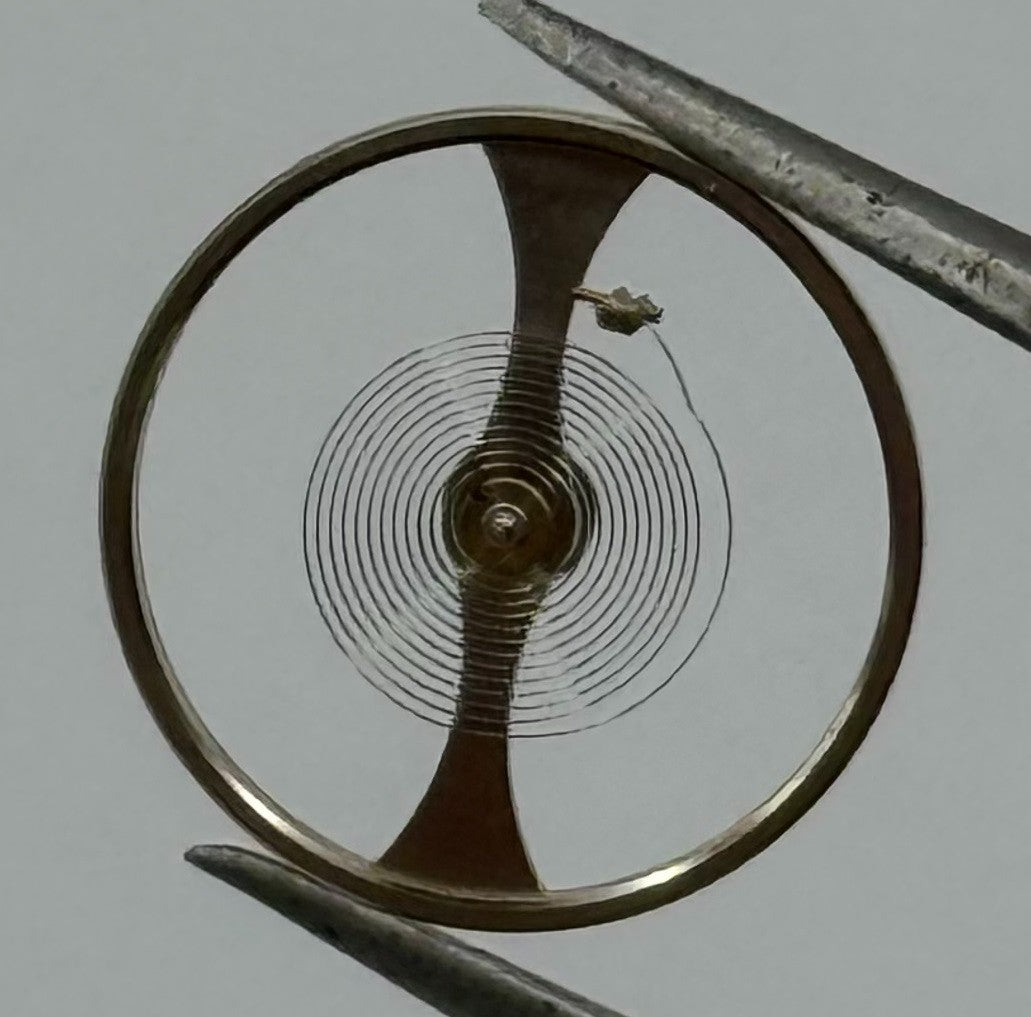 Oris 650 654 Balance Wheel Complete And Spring 11½’’’ 1513 Watch Movement Parts