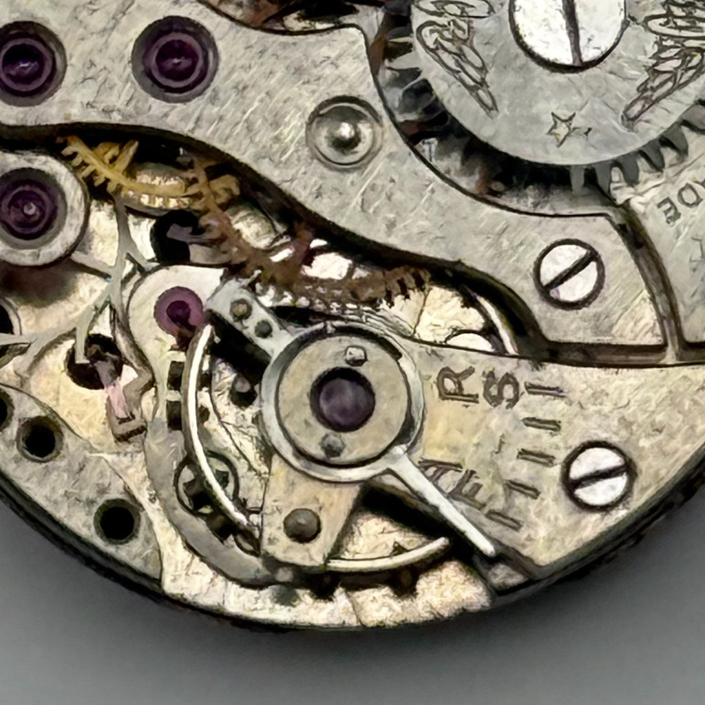 Peseux 150 Watch Movement 15 Jewels Swiss Manual Wind Parts Repair 17.4mm