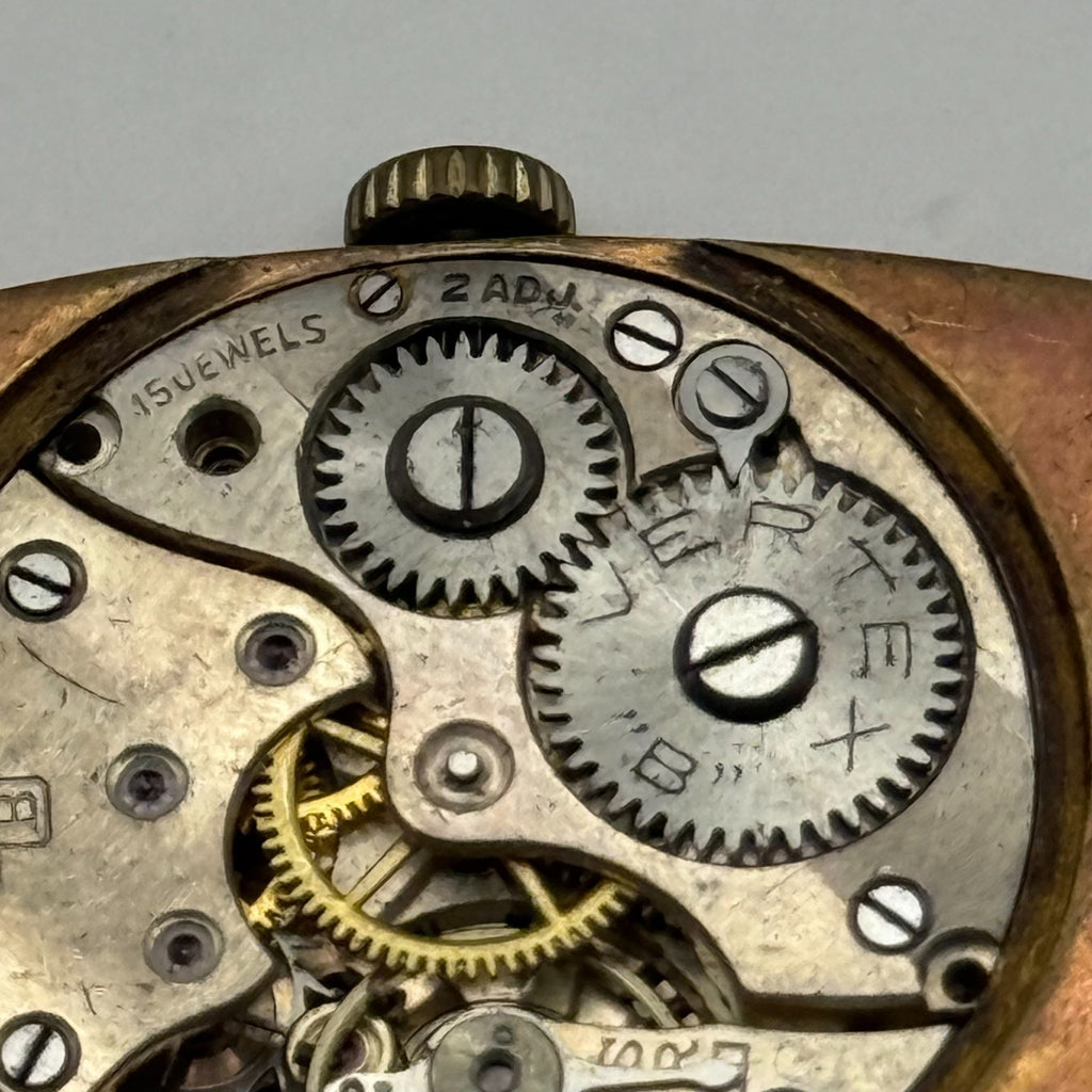Vertex “B” Watch Movement - VWC B 15 Jewels - For Parts / Repair - 26.1mm