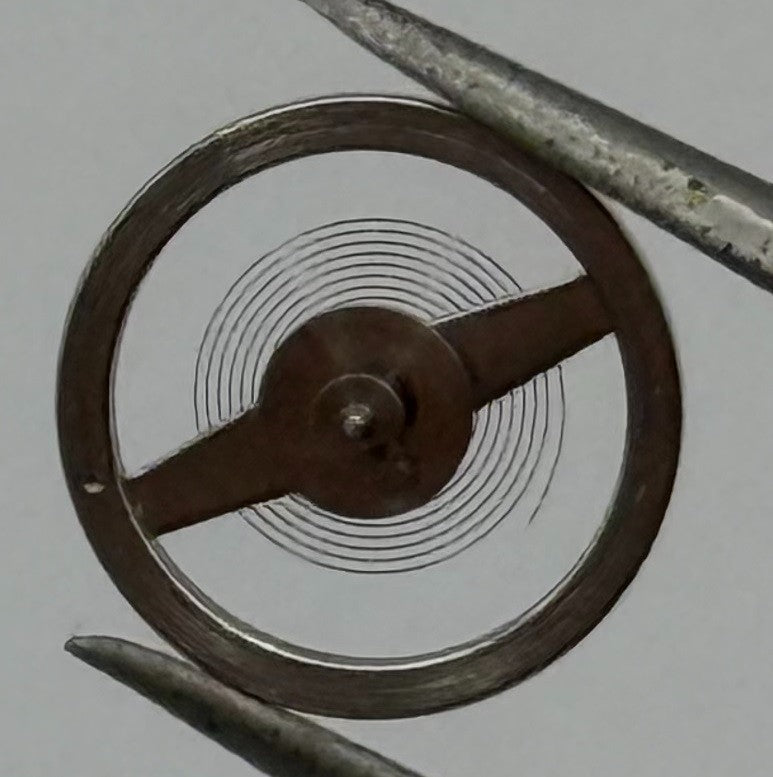 Duke 402 Balance Wheel Complete And Spring Renata 1128 Watch Movement Parts NOS