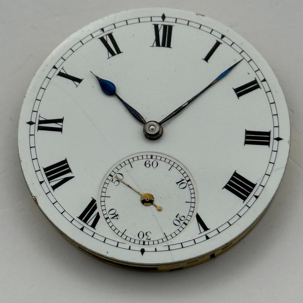 IWC Peerless Pocket Watch Movement Open Face High Grade S&Co Parts 39.9mm