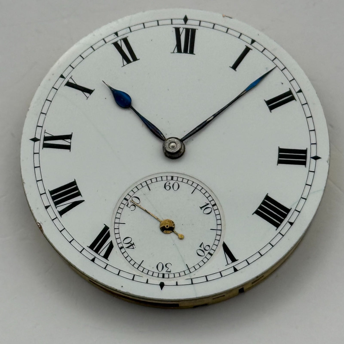 IWC Peerless Pocket Watch Movement Open Face High Grade S&Co Parts 39.9mm